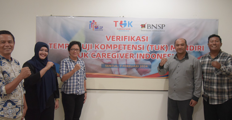 TUK Caregiver Indonesia Raih Predikat TUK Mandiri Terverifikasi LSP